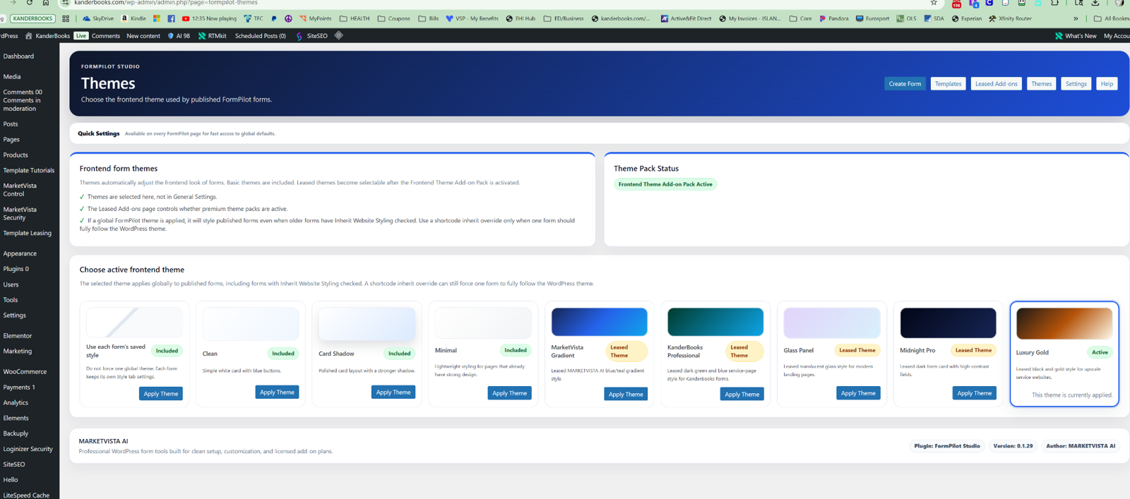 MarketVista Ai FormPilot Studio interface preview